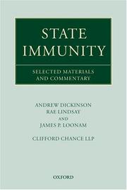 State immunity : selected materials and commentary