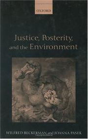 Justice, posterity and the environment