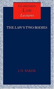 The law's two bodies : some evidential problems in English legal history
