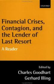 Financial crises, contagion, and the lender of last resort : a reader