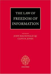 The law of freedom of information