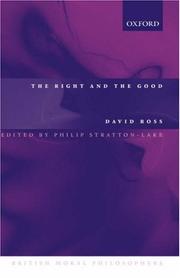Cover of: The right and the good by William David Ross
