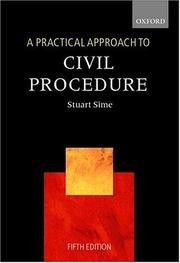 A practical approach to civil procedure