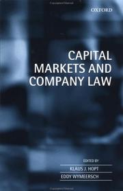 Capital markets and company law