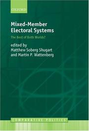 Mixed-Member Electoral Systems by Martin P. Wattenberg