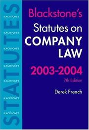 Company law : 2003/2004