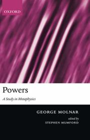 Powers : a study in metaphysics