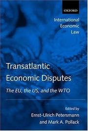 Transatlantic economic disputes : the EU, the US, and the WTO
