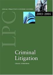 Criminal litigation