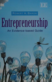 Cover of: Entrepreneurship by Robert A. Baron