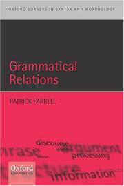 Grammatical relations