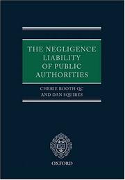 The negligence liability of public authorities