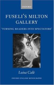 Fuseli's Milton gallery : 'turning readers into spectators'