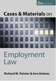 Cases and materials on employment law