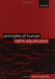 Principles of human rights adjudication