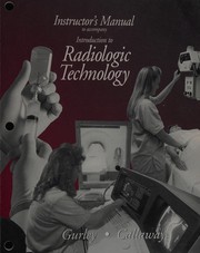 Cover of: Instructor's manual to accompany Introduction to radiologic technology