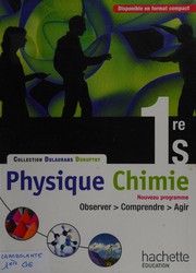 Cover of: Physique chimie: 1re S