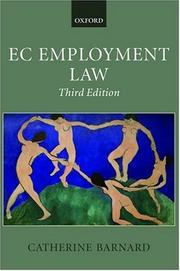 Cover of: EC Employment Law (Oxford European Community Law Library)