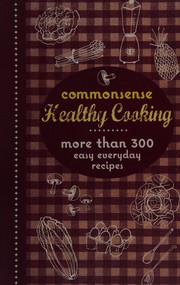 Cover of: Commonsense healthy cooking