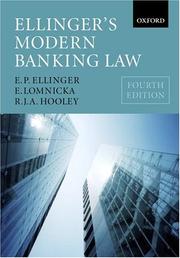 Ellinger's Modern banking law