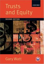 Trusts and equity