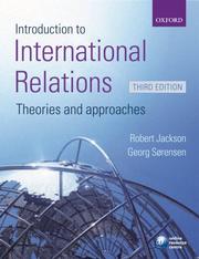 Cover of: Introduction to International Relations by Robert Jackson, Georg Sorensen