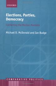 Elections, parties, democracy : conferring the median mandate