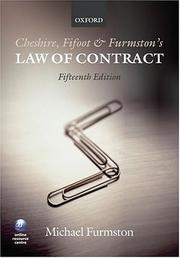 Cheshire, Fifoot and Furmston's Law of contract