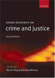 Doing research on crime and justice