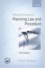 Telling and Duxbury's planning law and procedure