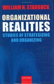 Organizational realities : studies of strategizing and organizing