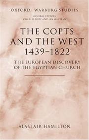 Cover of: The Copts and the West, 1439-1822 by Alastair Hamilton