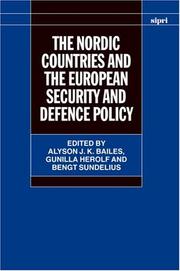 The Nordic countries and the European Security and Defence Policy