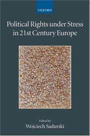 Cover of: Political Rights under Stress in 21st Century Europe (Collected Courses of the Academy of European Law)