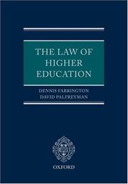 The law of higher education