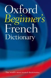 Cover of: Oxford Beginner's French Dictionary