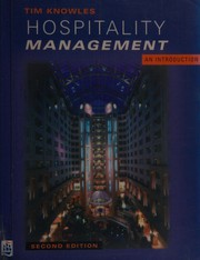 Hospitality management by Tim Knowles