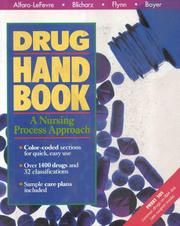 Cover of: Drug handbook: a nursing process approach
