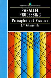 Cover of: Parallel processing: principles and practice