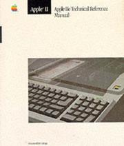 Cover of: Apple IIE Technical Reference (The Apple Technical Library) by Apple Computer Inc.