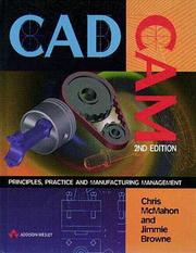 Cover of: CAD/CAM by Chris Mcmahon, Jimmie Browne