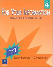 Cover of: For Your Information, Book 4 by Karen Blanchard, Christine Root