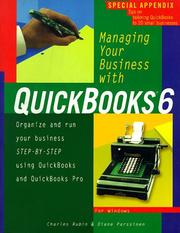 Cover of: Managing your business with QuickBooks 6 by Charles Rubin