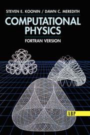 Computational physics by Steven E. Koonin