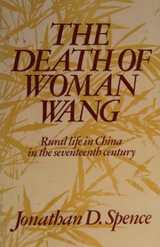 Cover of: The death of woman Wang by Jonathan D. Spence