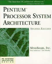 Cover of: Pentium processor system architecture