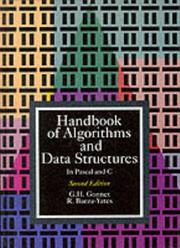 Handbook of algorithms and data structures by G. H. Gonnet