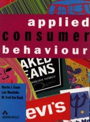 Cover of: Applied consumer behaviour