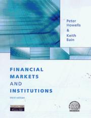 Cover of: Financial Markets and Institutions
