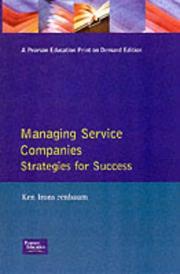 Managing service companies : strategies for success